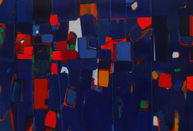 Abstract Azul III